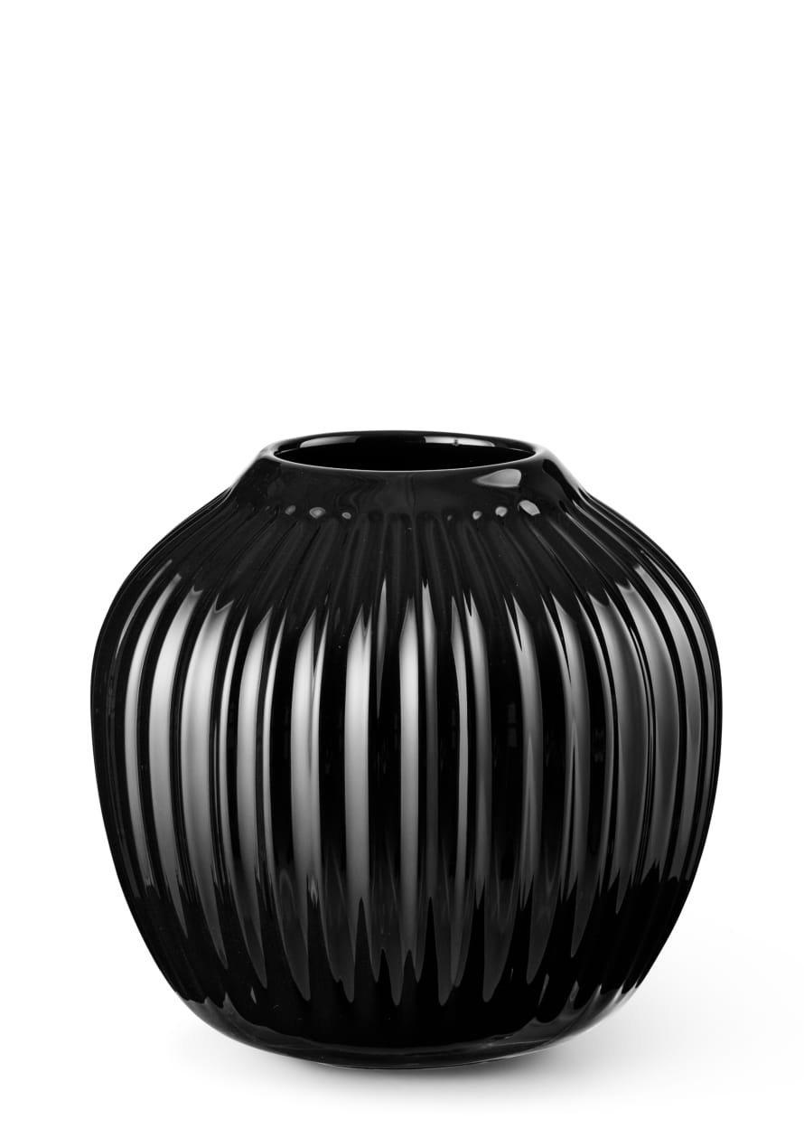 Kähler Black 13cm Hammershoi Porcelain Vase