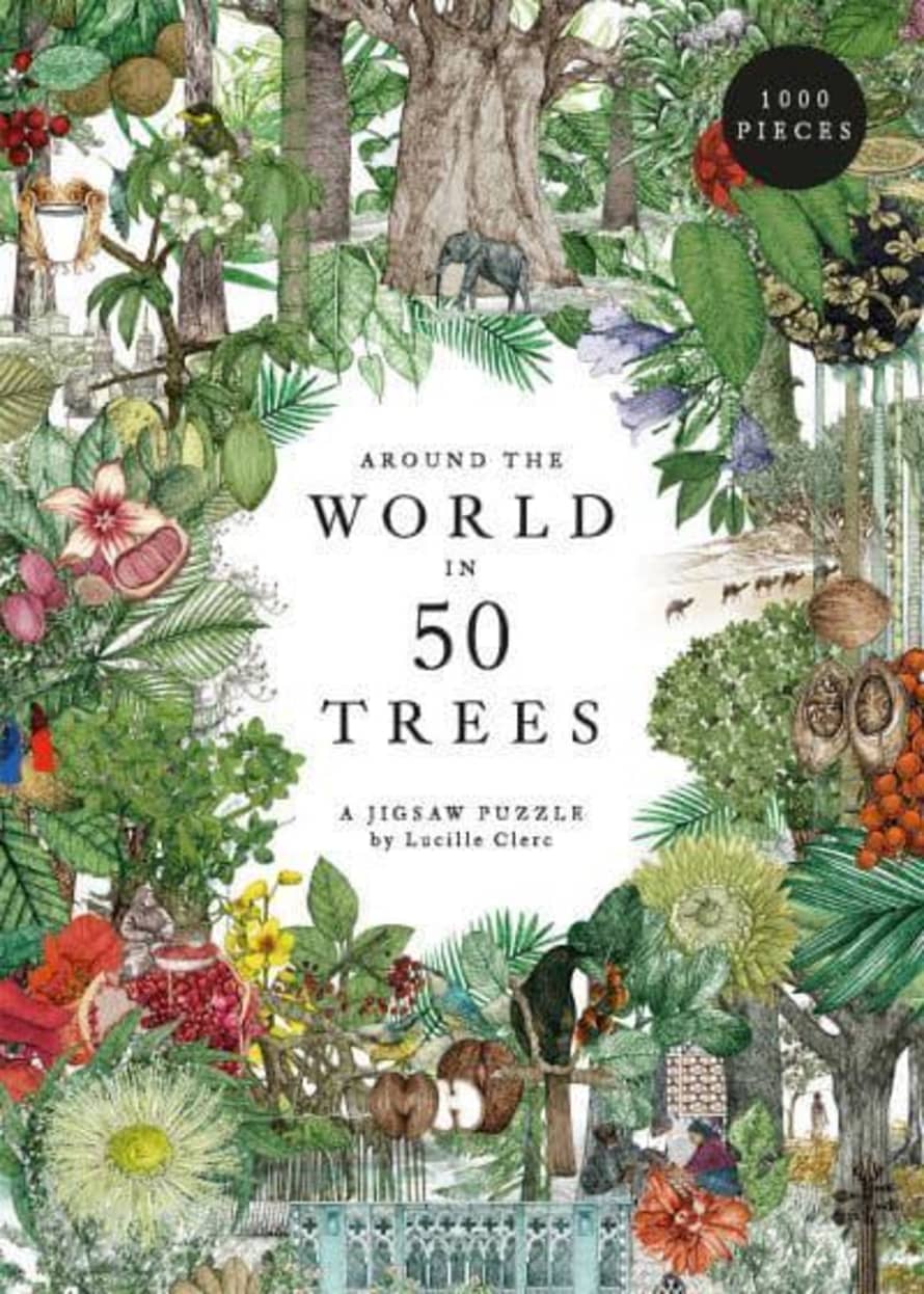 Laurence King Around The World in 50 Trees Jigsaw Puzzle