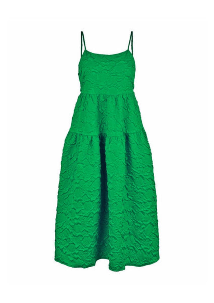 Y.A.S Lilli Island Green Midi Dress