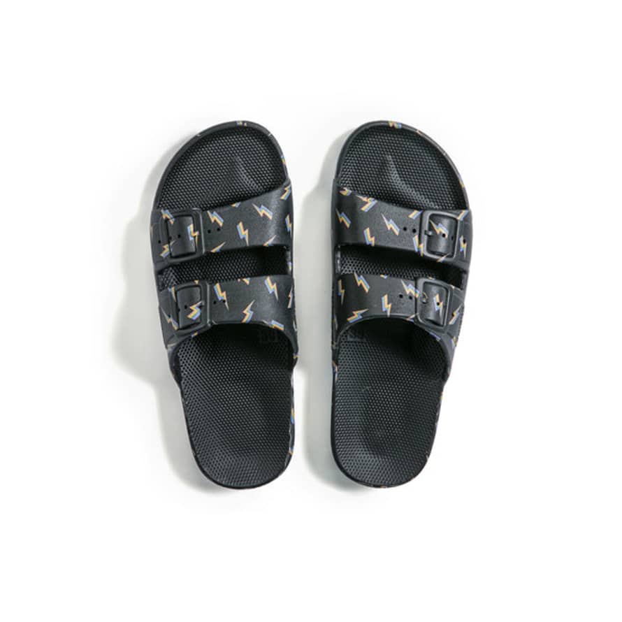 Freedom Moses Slippers Bolt Black