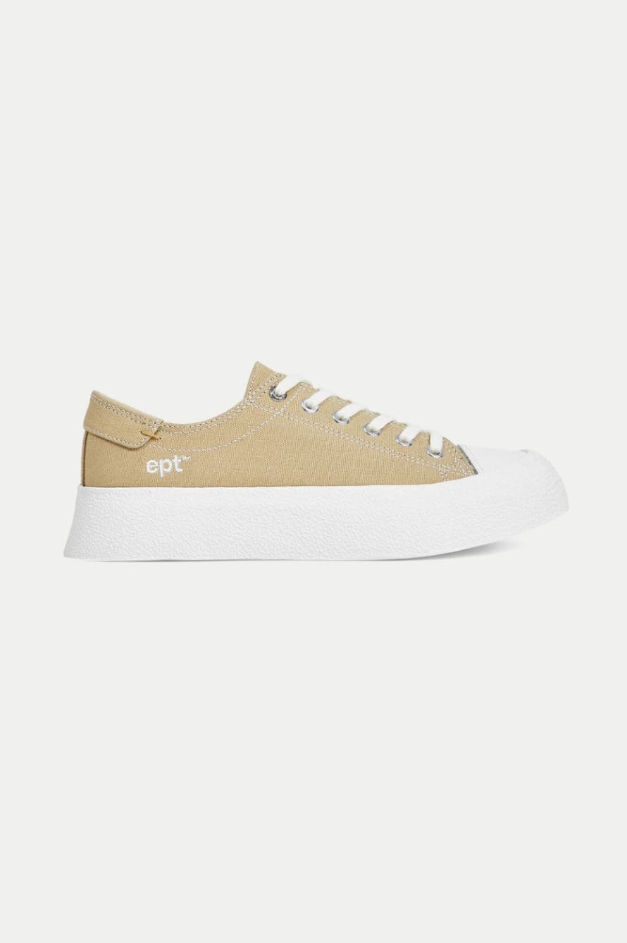 East Pacific Trade Beige Dive Canvas Trainer Womens