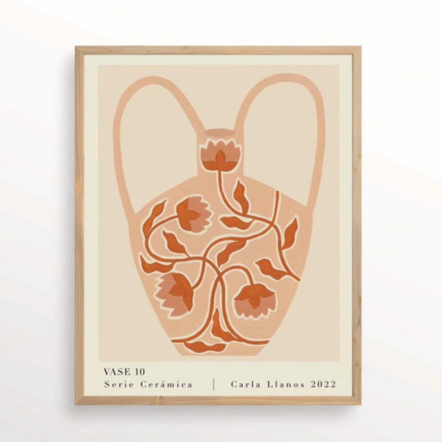 Carla Llanos Vase 10 Print | 30 X 40cm