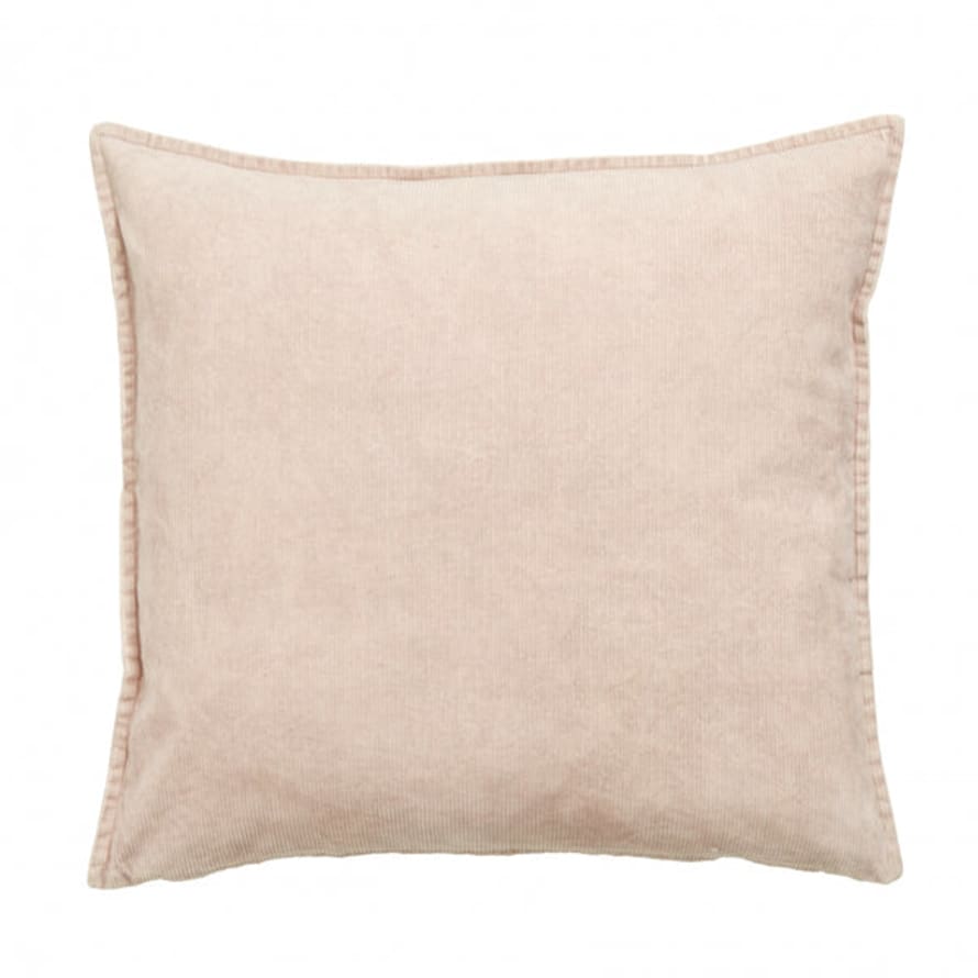 Nordal Light Pink Corduroy Cushion