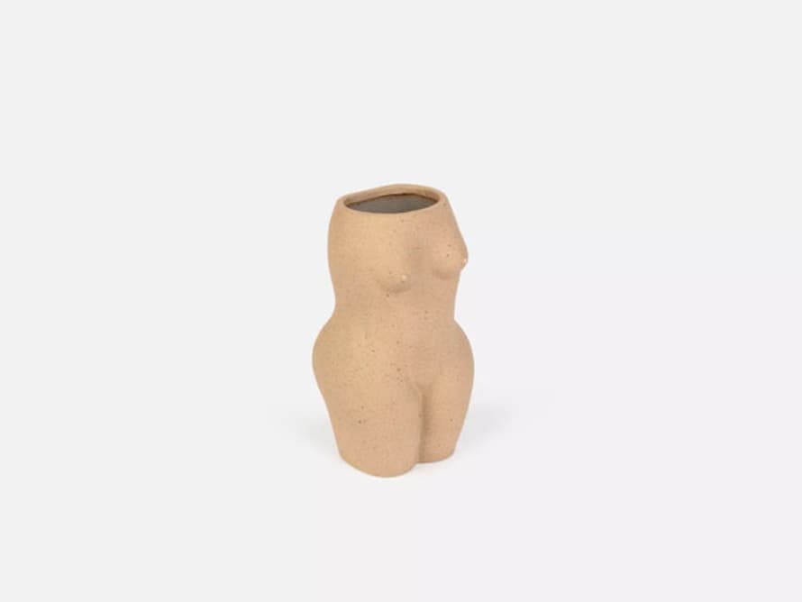 DOIY Design Small White Body Vase