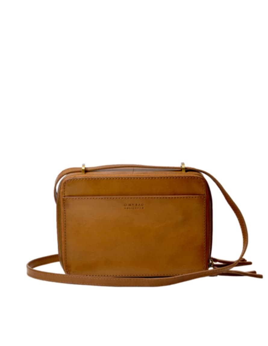 O My Bag  Bee's Box Bag Cognac Classic Leather