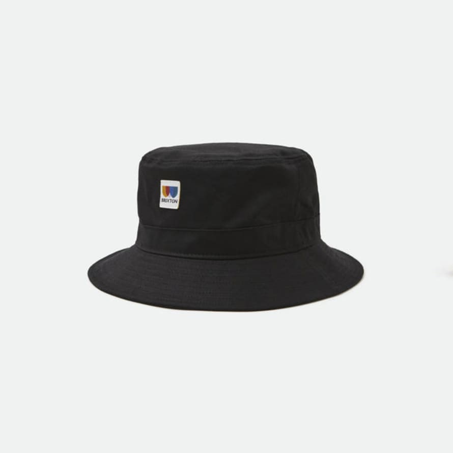 Brixton Alton Black Packable Bucket Hat