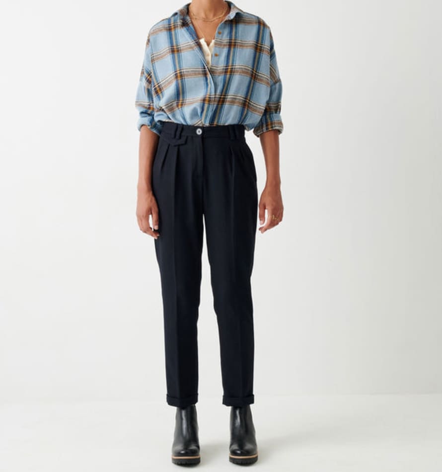 Sessun Mansfield Navy Trousers