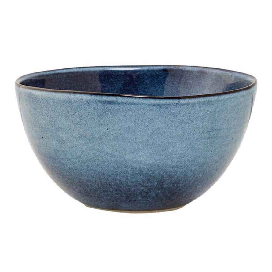 Bloomingville Blue Stoneware Sandrine Bowl