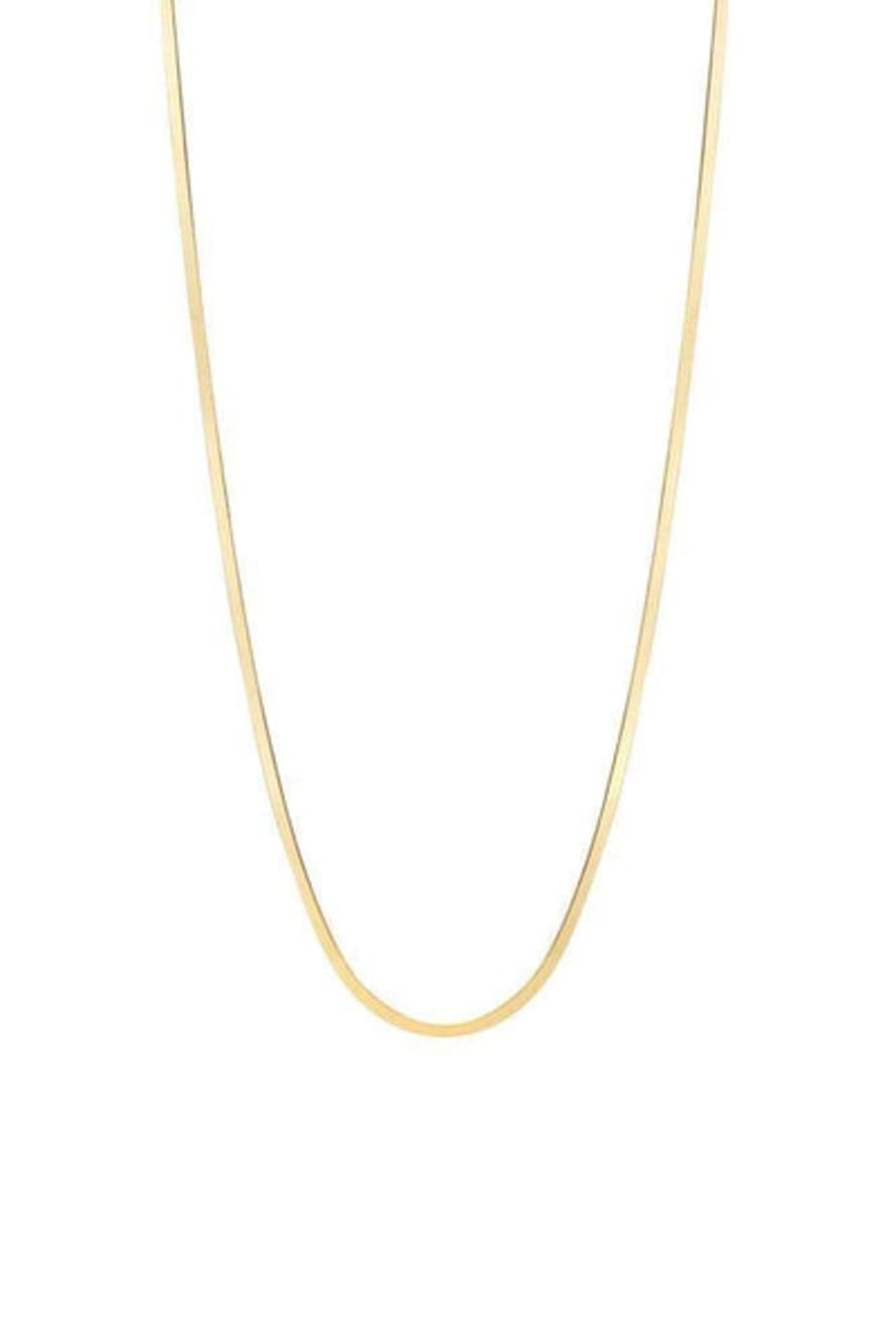 JUULRY Gold Plated Flat Link Necklace