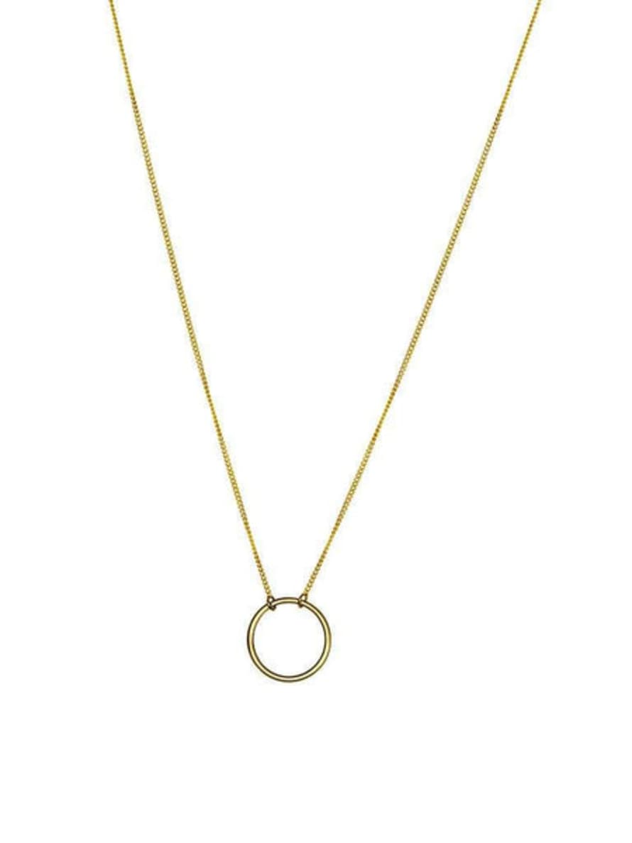 JUULRY Gold Plated With Circle Necklace