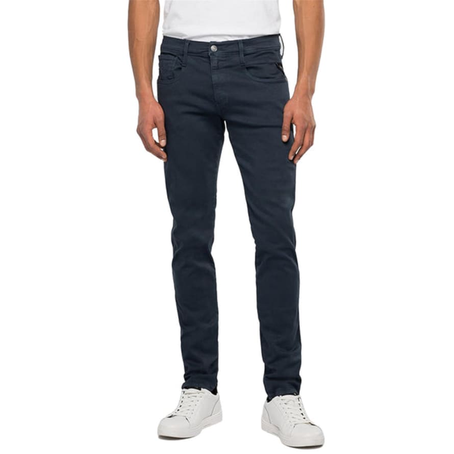 Replay Hyperflex X-lite Anbass Colour Edition Slim Fit Jeans - Blue