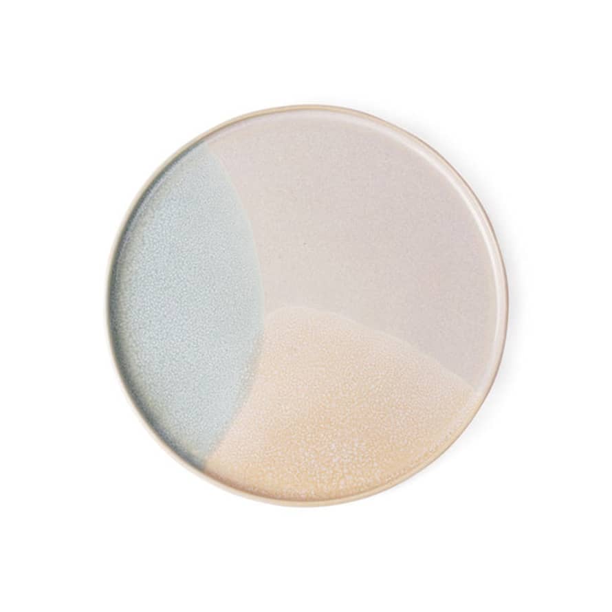 HKliving Mint And Nude Gallery Ceramics Round Side Plate