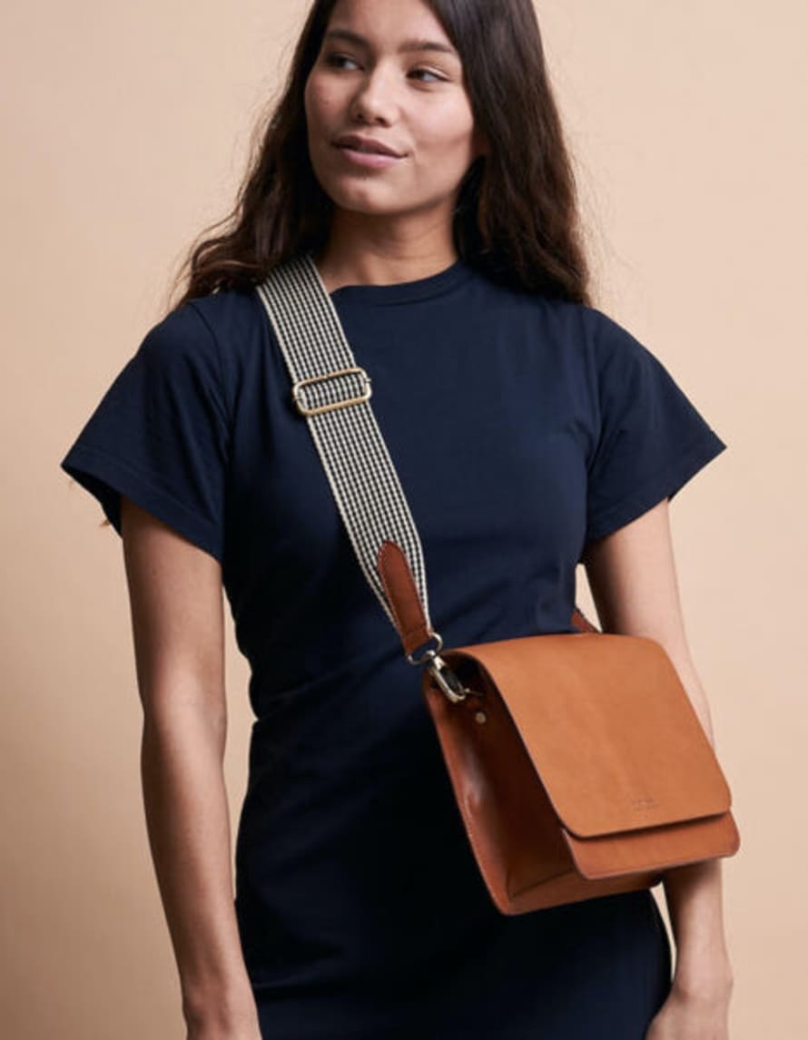 Trouva: Audrey Mini Cross-body Bag, Cognac