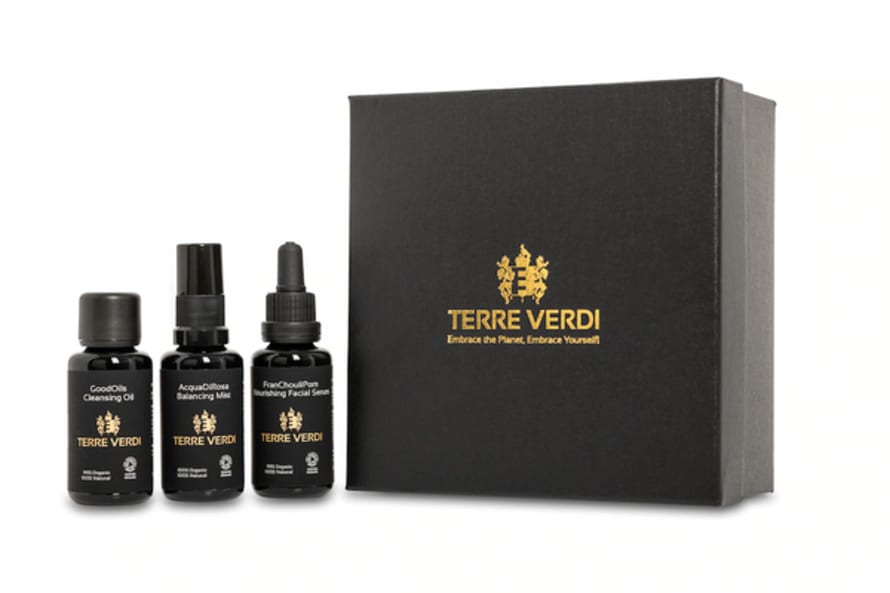 Terre Verdi Neutral and Dry Skin Organic Gift Set for Face