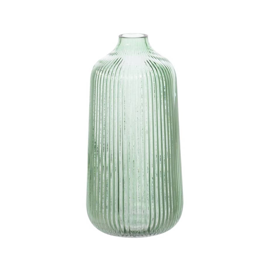 Sass & Belle  Tall Fluted Glass Vase
