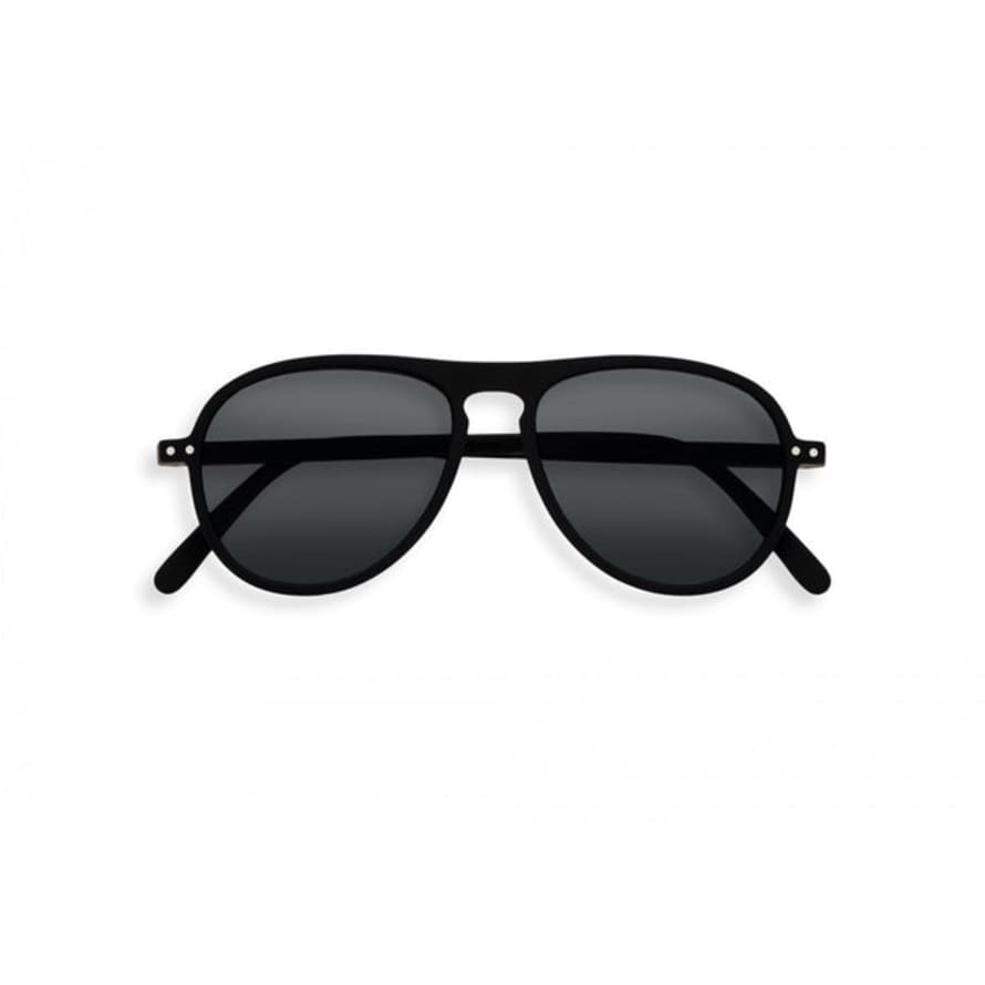 IZIPIZI #i Black Sunglasses