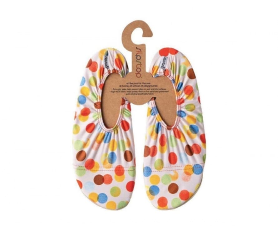 Slipstop Multicolor Dots anti-slip Shoes for pool