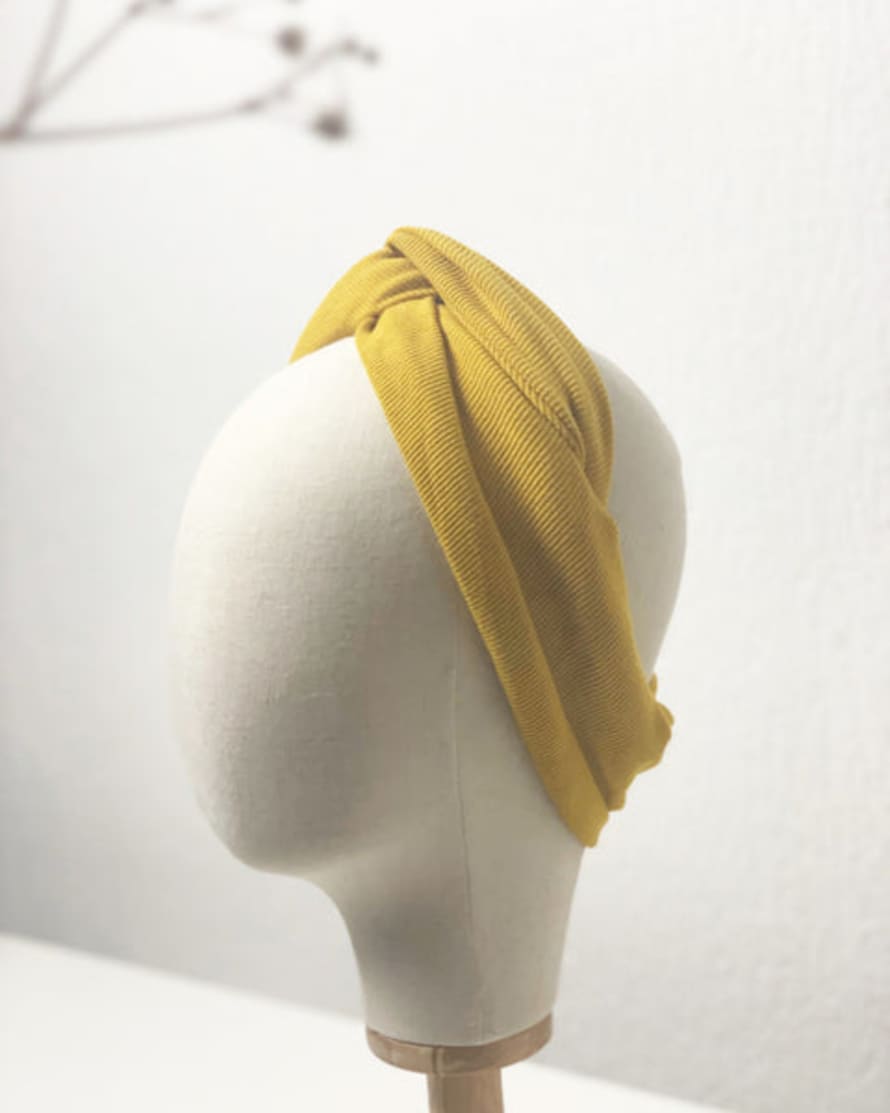 YFS | Haarbandeau Soft Rib - Yellow