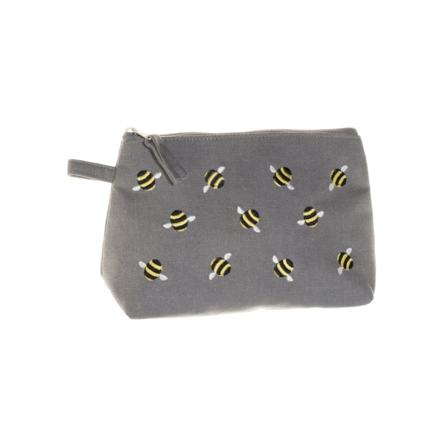 Just Trade  Bee Small Cosmetic Case Grey
