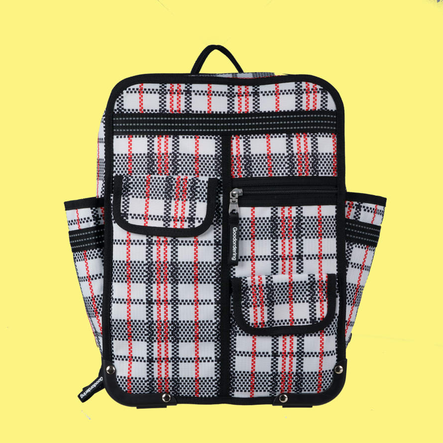 Goodordering Eco Tartan backpack