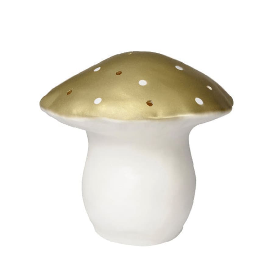 Egmont Toys Heico Medium Mushroom Lamp Gold