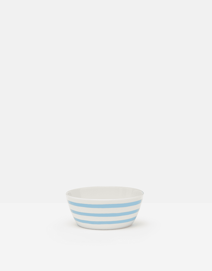 Joules Blue Stripe Fine Chine Cereal Bowl