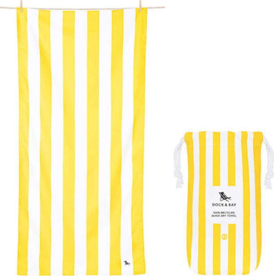 Dock & Bay Towel Xl 200x90 Boracay Yellow