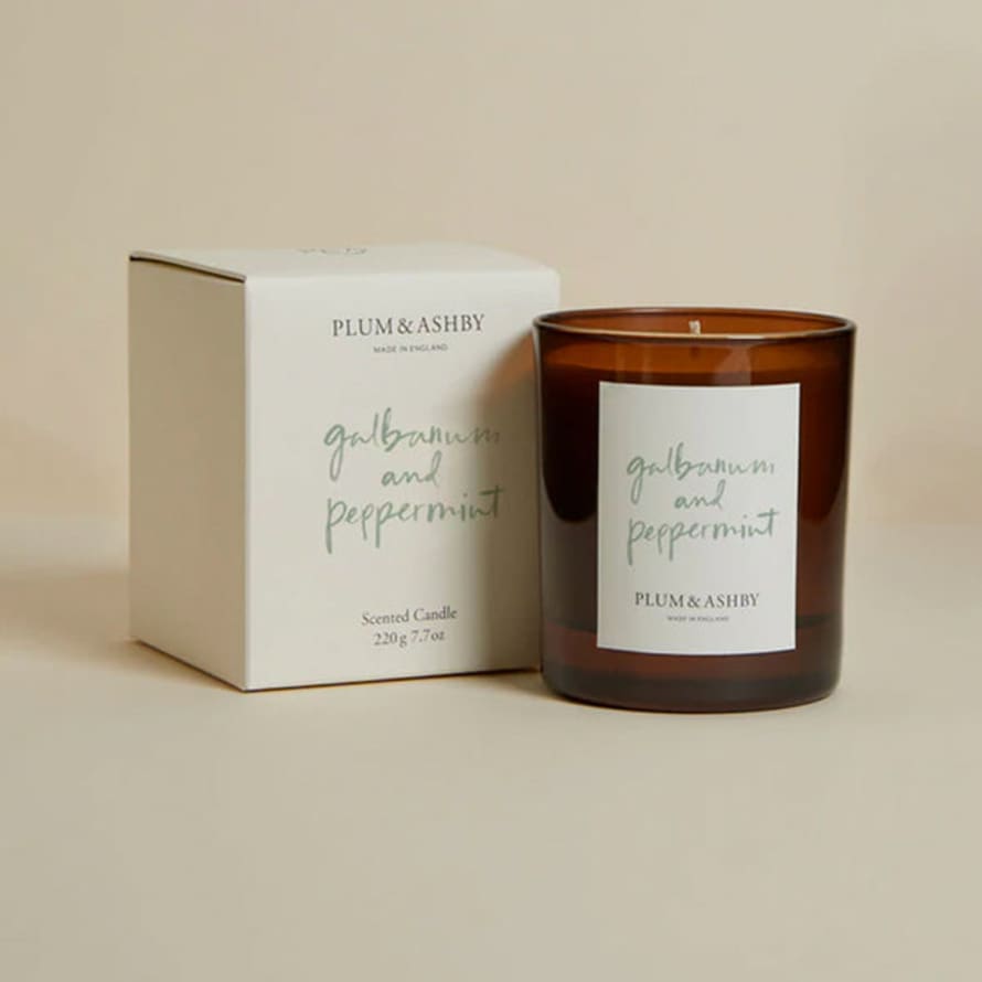 Plum & Ashby  Galbanum & Peppermint Candle