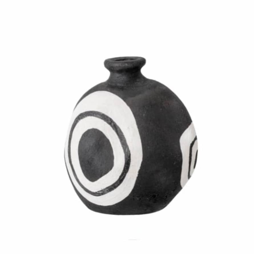 TUSKcollection Black And White Mika Deco Vase