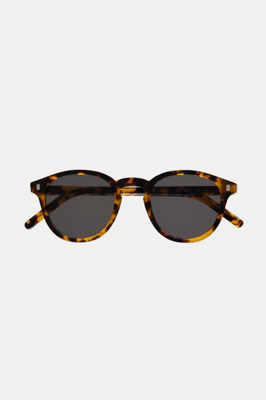 Monokel Eyewear Nelson Havana Sunglasses - Grey Solid Lens