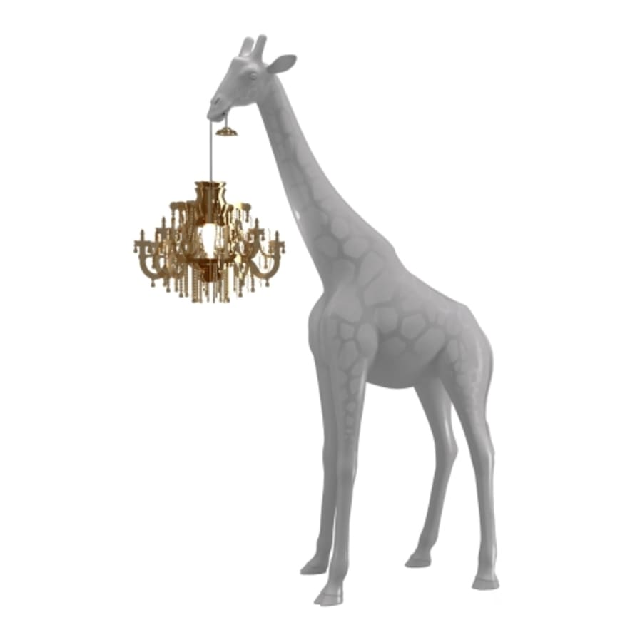 Qeeboo White Giraffe In Love XS Lamp