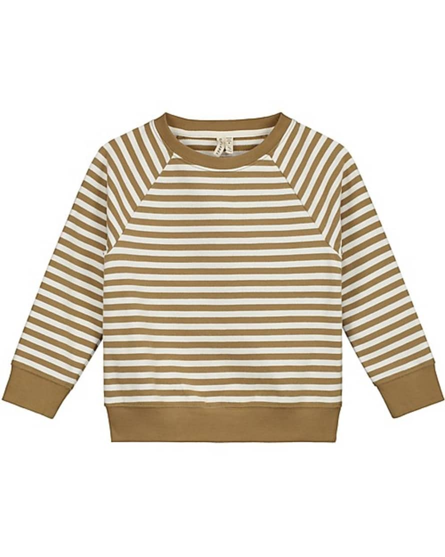 Gray Label Crewneck Sweater - Peanut/Off White - 100% Organic Cotton