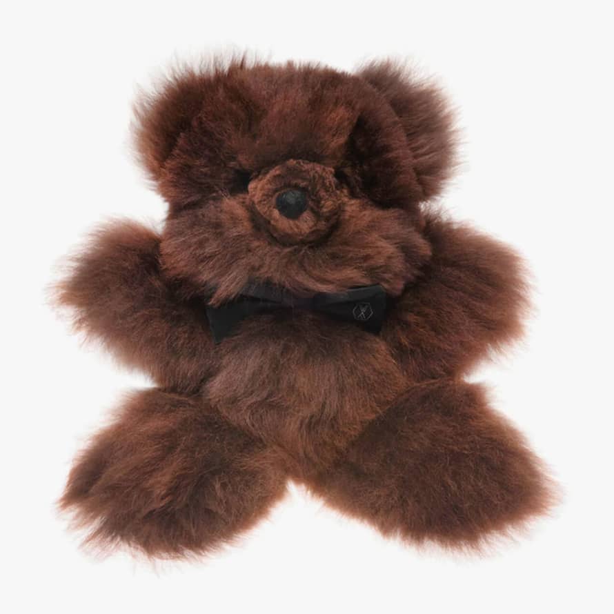 Weich Couture Alpaca  Large Teddy Bear Made of Alpaca Fur - Brown