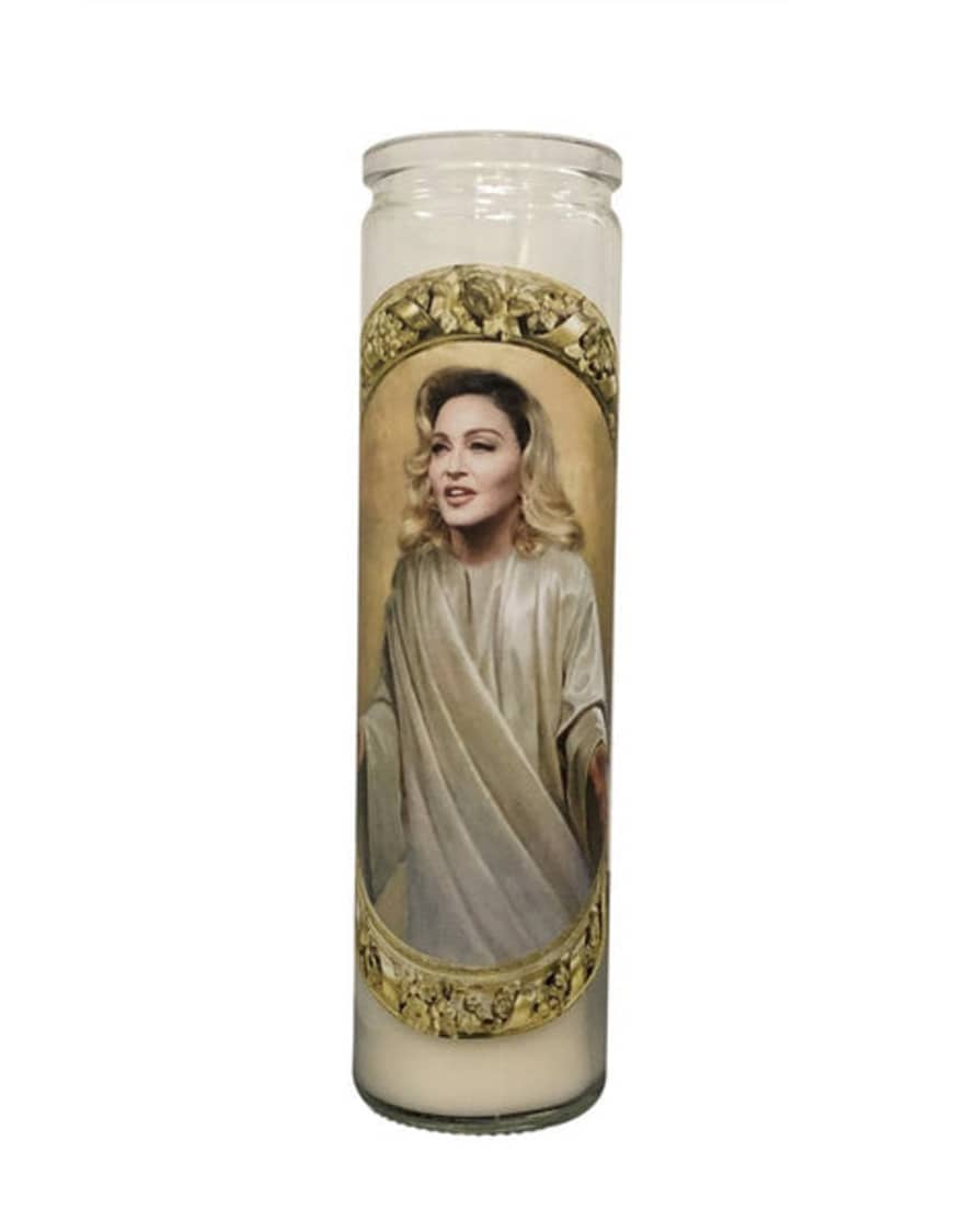 Shrine On Madonna Prayer Candle