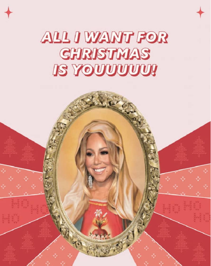Shrine On Mariah Carey Christmas Magnet Card
