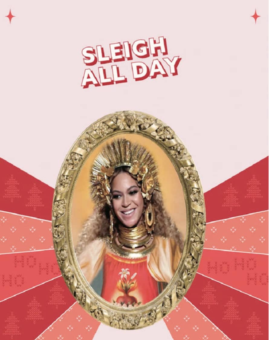 Shrine On Beyonce Christmas Magnet Card