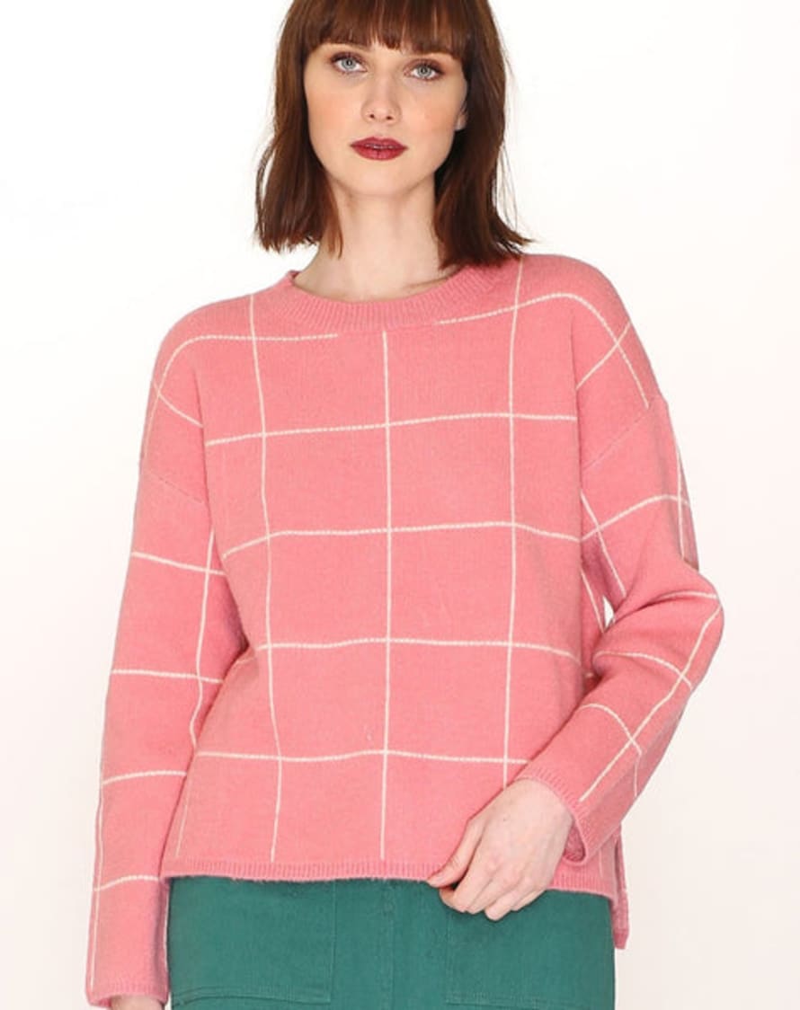 Pepa Loves Squares Sweater Pink
