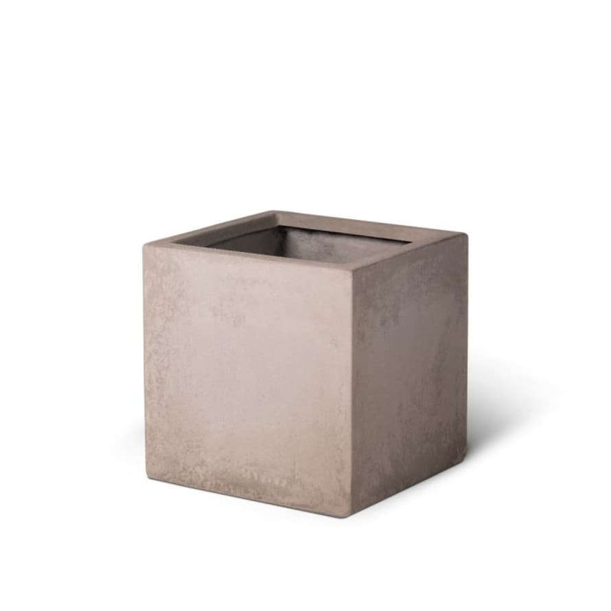 Botanical Boys Cement Cube Planter Indoor/outdoor
