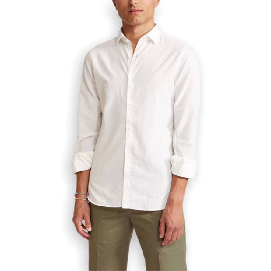 A.B.C.L. Garments Liberty Cotton Linen Selvedge - White