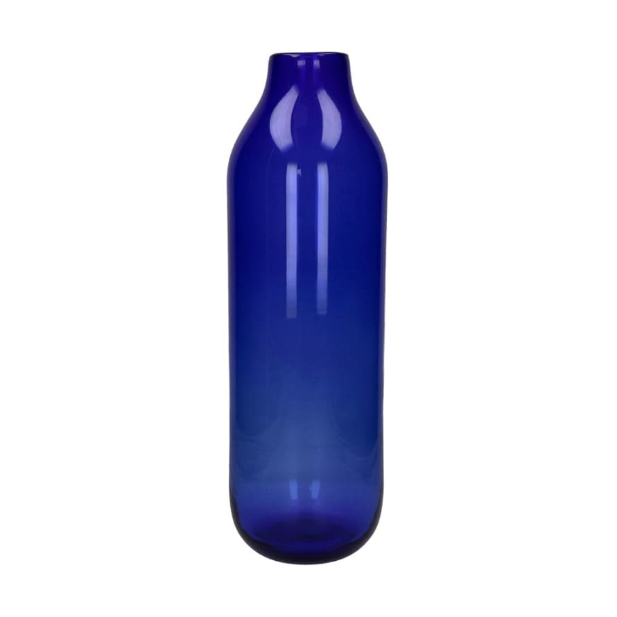 Pomax Flash- vase - glass - DIA 15 x H 45 cm - blue