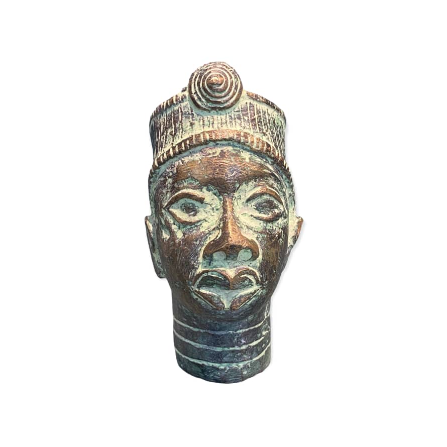 botanicalboysuk Benin Bronze Head - (55.04)