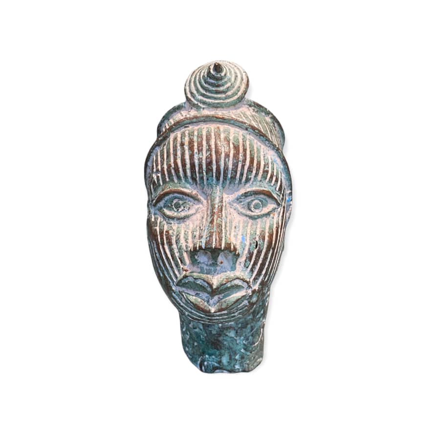 botanicalboysuk Benin Bronze Head - (55.1)