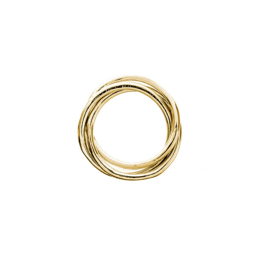 Renné Jewellery 9 Carat Gold Trinity Ring