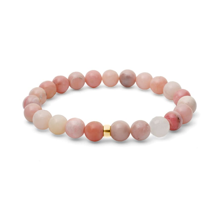 Renné Jewellery Pink Opal Bracelet