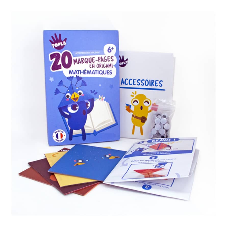 thepartyville 20 Marque-pages En Origami - Mathematiques
