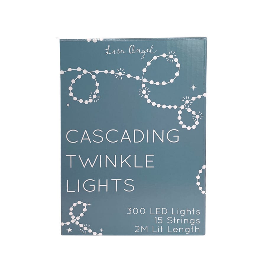 Lisa Angel Warm White Cascading LED String Lights
