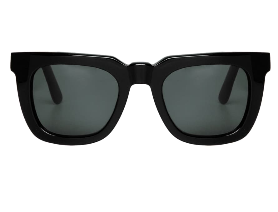 MR BOHO Black Melrose Sunglasses with Classical Lenses