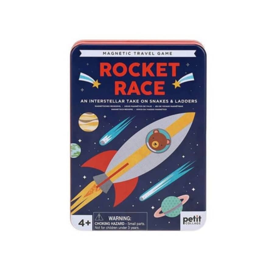 PetitCollage Rocket Race - Juego Magnético