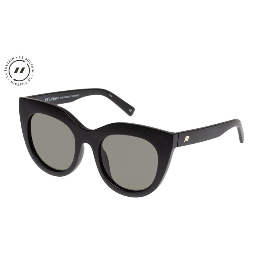 Le Specs Black Grass Air Sunglasses