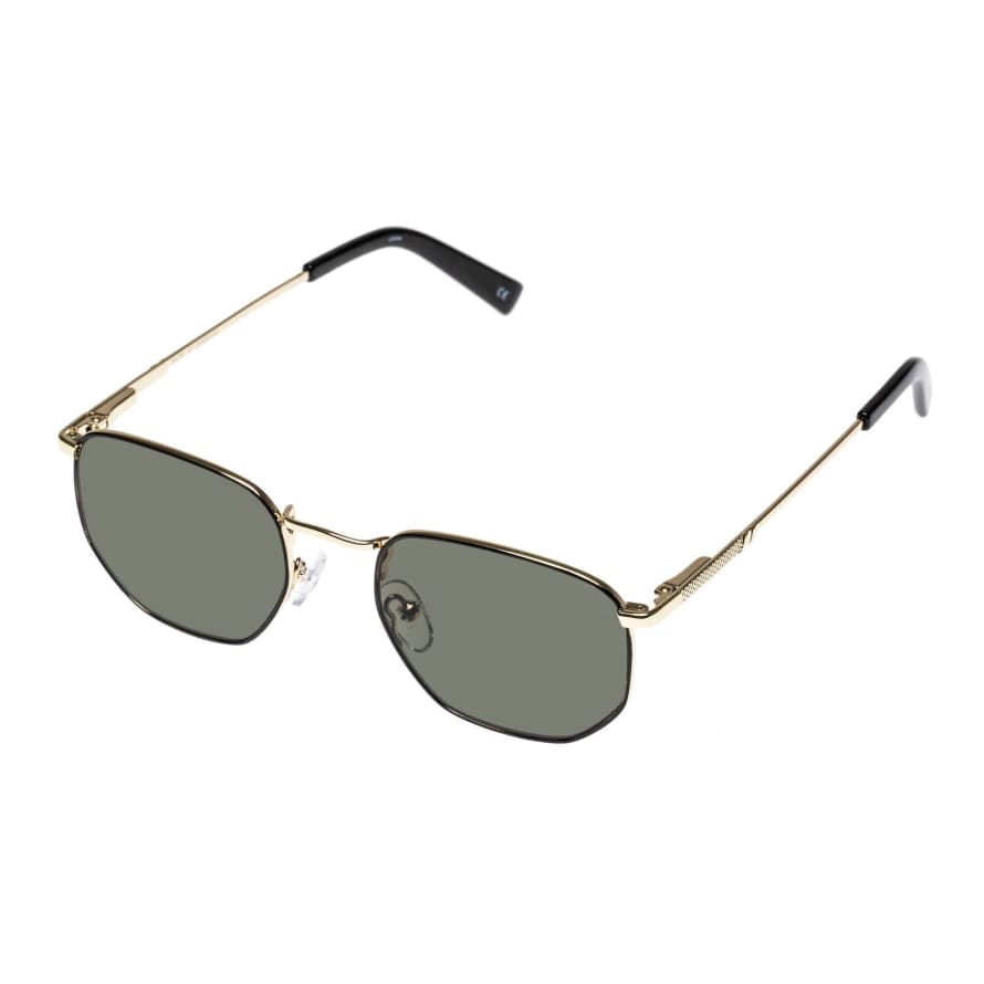 Le Specs Gold and Black Alto Sunglasses